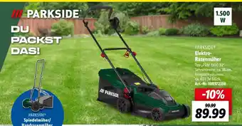 Lidl PARKSIDE Elektro- Rasenmäher Typ "PRM 1500 B2" Angebot