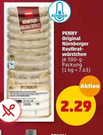 PENNY Penny original nürnberger rostbratwürstchen Angebot