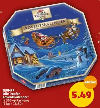 PENNY Trumpf edle tropfen adventskalender Angebot