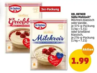 PENNY Dr. oetker süße mahlzeit Angebot