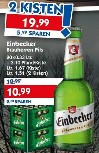 Hol'ab Getränkemarkt Einbecker Brauherren Pils 20x0,33L Angebot