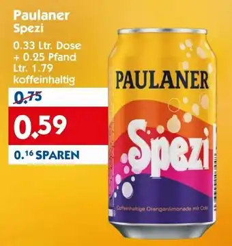 Hol'ab Getränkemarkt Paulaner Spezi 0,33L Angebot