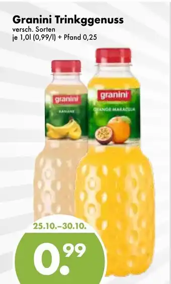 Trink und Spare Granini Trinkgenuss 1L Angebot