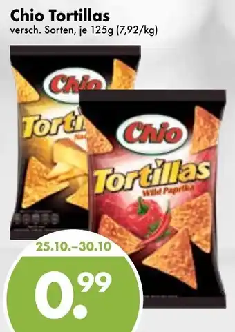 Trink und Spare Chio Tortillas 125g Angebot