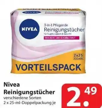 Famila Nord Ost Nivea Reinigungstücher 2x25ml Angebot