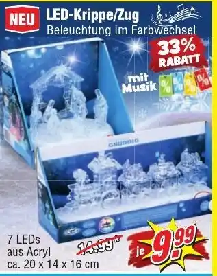 Wiglo Wunderland LED Krippe/Zug Angebot