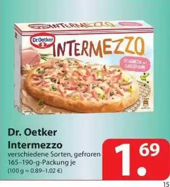 Famila Nord Ost Dr Oetker Intermezzo 165-190g Angebot