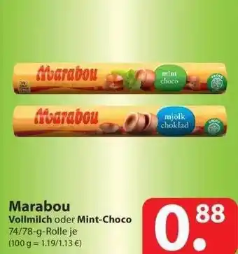 Famila Nord Ost Marabou Vollmilch Oder Mint-choco 74/78g Angebot