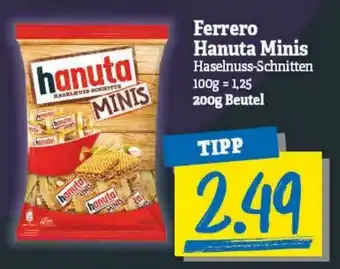 NP Discount Ferrero Hanuta Minis 200g Beutel Angebot