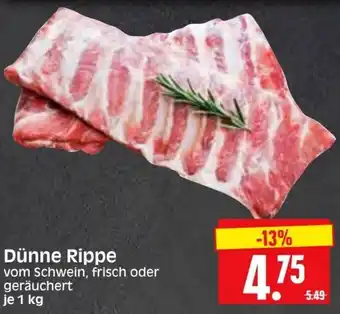 Edeka Herkules Dünne Rippe 1kg Angebot