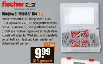 V Baumarkt Fischer Duopower Meister-Box Angebot