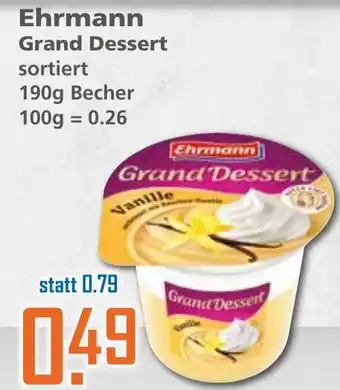 Klaas und Kock Ehrmann Grand Dessert 190g Becher Angebot