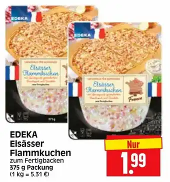 Edeka Herkules Edeka Elsässer Flammkuchen 375g Angebot