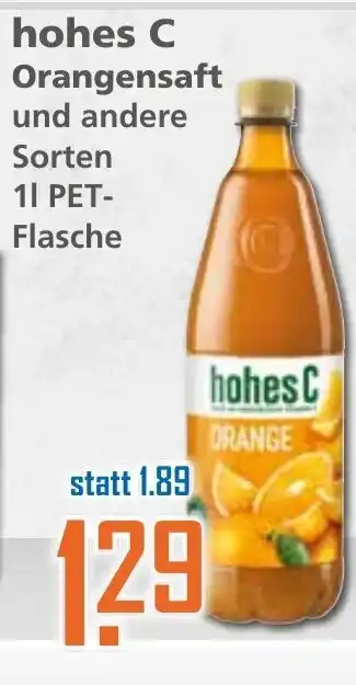 Klaas und Kock Hohes C Orangensaft und andere Sorten 1l Angebot