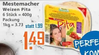 Klaas und Kock Mestemacher Weizen Pita 400g Angebot