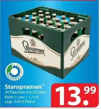 Famila Nord Ost Staropramen 24x0,33L Angebot