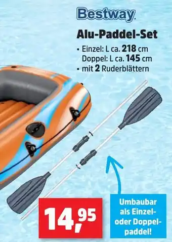 Thomas Philipps Bestway Alu-Paddel Set Angebot