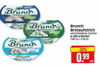 Edeka Herkules Brunch Brotaufstrich 200g Becher Angebot