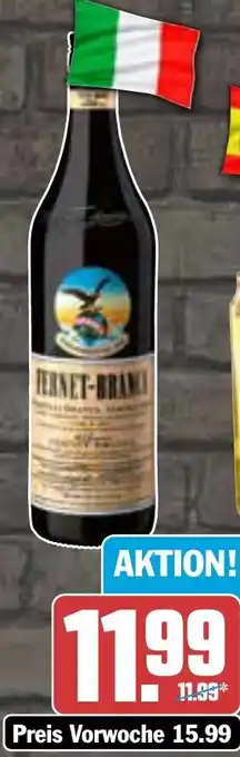 AEZ Fernet Branca 0,7 L Flasche Angebot