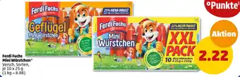 PENNY Ferdi Fuchs Mini Würstchen 10x25 g Angebot