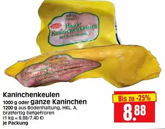 Edeka Herkules Kaninchenkeulen 1000g oder ganze Kaninchen 1200g Angebot