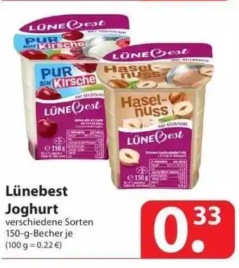 Famila Nord Ost Lünebest Joghurt 150g Becher Angebot