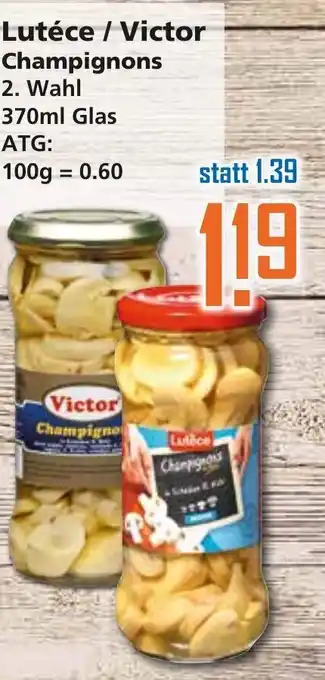 Klaas und Kock Lutëce/Victor Champignons 370ml Angebot