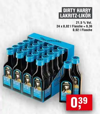 Handelshof DIRTY HARRY LAKRITZ-LIKÖR 0.02L Angebot