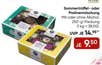 Galeria PETERS Sommertrüffel oder Pralinenmischung 250 g Packung Angebot