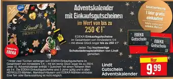 Edeka Herkules Lindt Gutschein Adventskalender Angebot