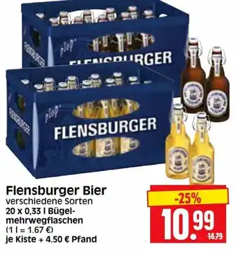 Edeka Herkules Flensburger Bier 20x0,33L Angebot