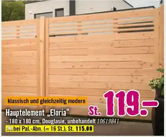 Hornbach Hauptelement „Eloria" Angebot