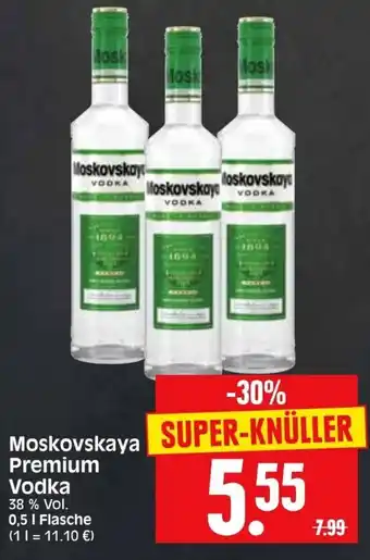 Edeka Herkules Moskovskaya Premium Vodka 0,5L Angebot