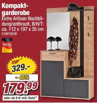 Poco Kompaktgarderobe Angebot
