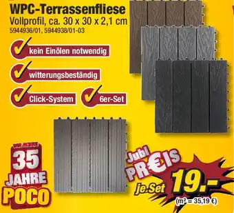 Poco WPC-Terrassenfliese Angebot