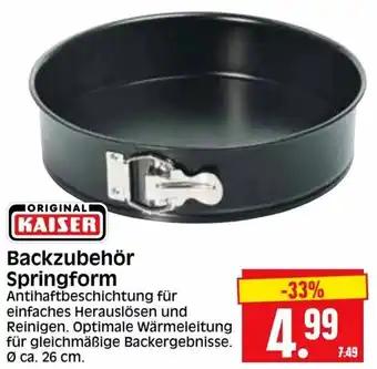 Edeka Herkules Original Kaiser Backzubehör Springform Angebot