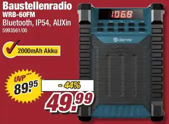 Poco Denver Baustellenradio WRB-60FM Angebot