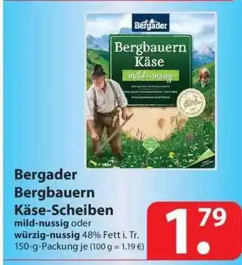 Famila Nord Ost Bergader Bergbauern Käse-scheiben Angebot