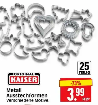 Edeka Herkules Original Kaiser Metall Ausstechformen Angebot