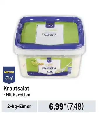 METRO METRO Chef Krautsalat 2-kg-Eimer Angebot