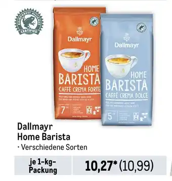 METRO Dallmayr Home Barista je 1-kg-Packung Angebot