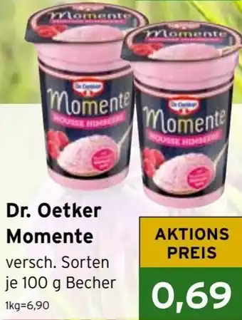 CAP Markt Dr. Oetker Momente 100 g Becher Angebot