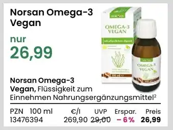 REWE Norsan Omega-3 Vegan Angebot