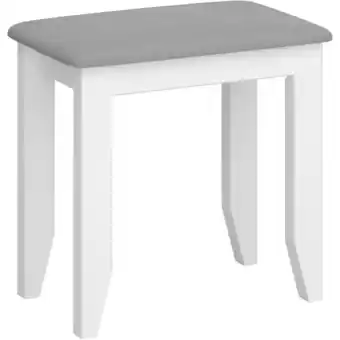 ManoMano Heston Hocker weiss Lack. - Weiß Angebot