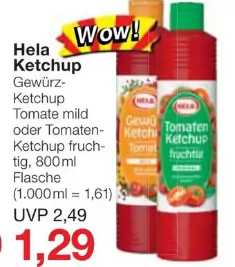 Jawoll Hela Ketchup 800ml Angebot