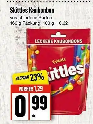 Edeka Skittles Kaubonbon Angebot