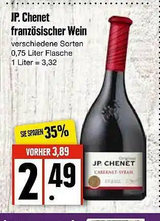 Edeka Jp. Chenet Französischer Wein Angebot