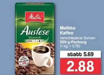 Famila Nord West Melitta Kaffee 500g Angebot