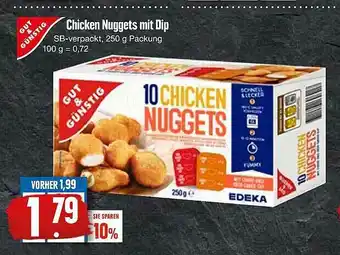 Edeka Gut & Günstig Chicken Nuggets Mit Dip Angebot