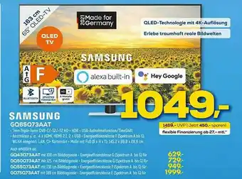 Euronics XXL Samsung Gq65q73aat Angebot